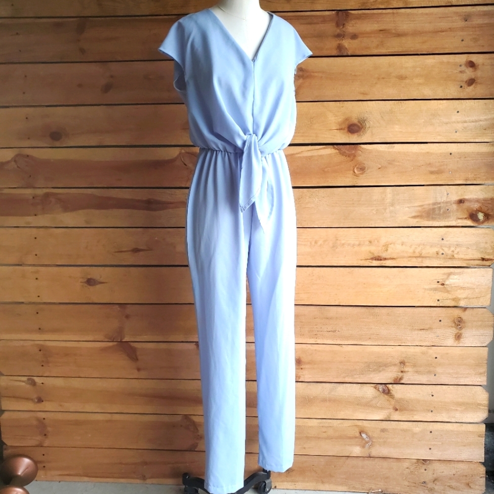 Light Blue Women's Jumpsuit